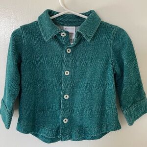 Hanna Andersson Button Down Shirt 12-18mos